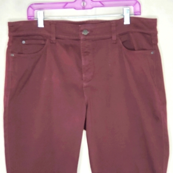 NYDJ Sheri Slim Straight Leg Jeans Size 16 Hi-Rise Lift Tuck Technology - Picture 2 of 15